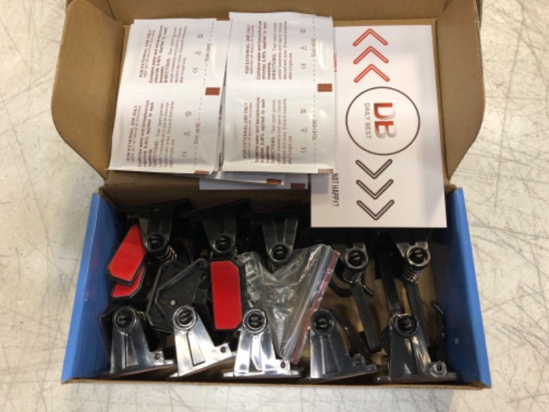 Photo 1 of Upgraded Baby Proofing Cabinet Latch Locks - Child Safety Latches 10 Pack - Invisible Adhesive Baby Proofing Drawer Locks - Works with Most Cabinets and Drawers - No Drilling Installation - (Black)