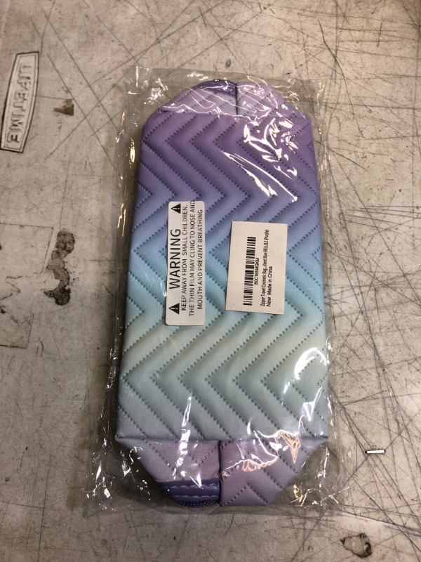 Photo 2 of Zipper Travel Cosmetic Bag - Gradient BELLELE (Purple)