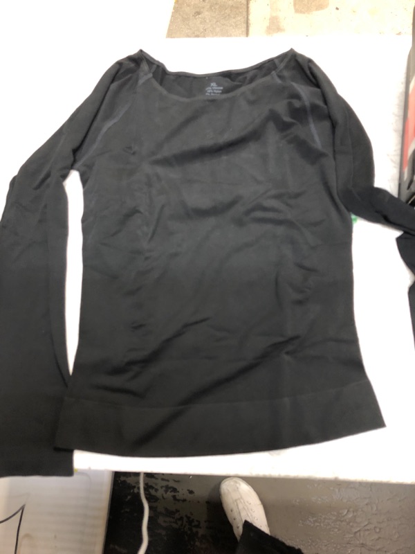 Photo 1 of BLACK LONG SLEEVE SHIRT - SIZE XL 