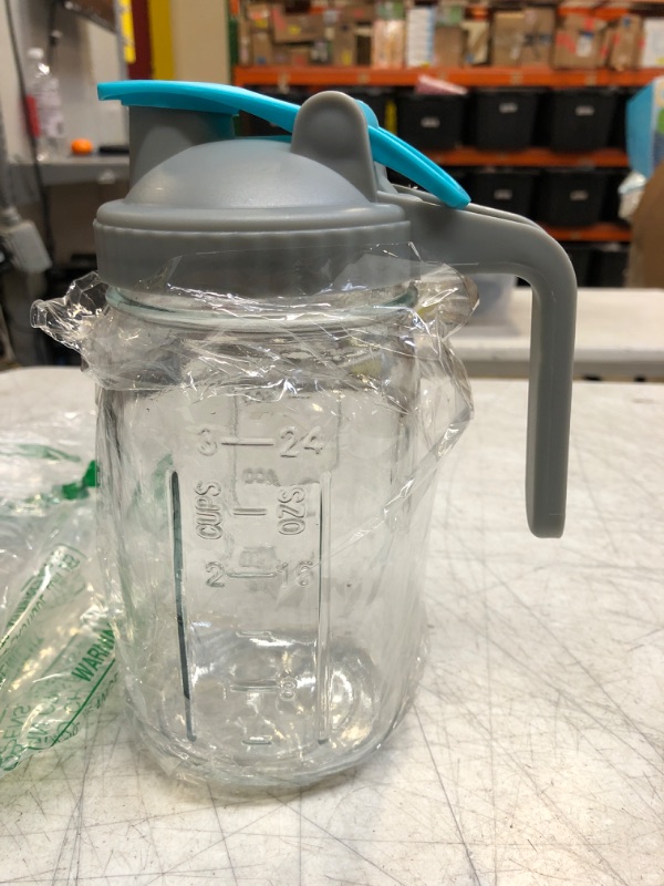 Photo 1 of 24oz Glass Pitcher with Lid