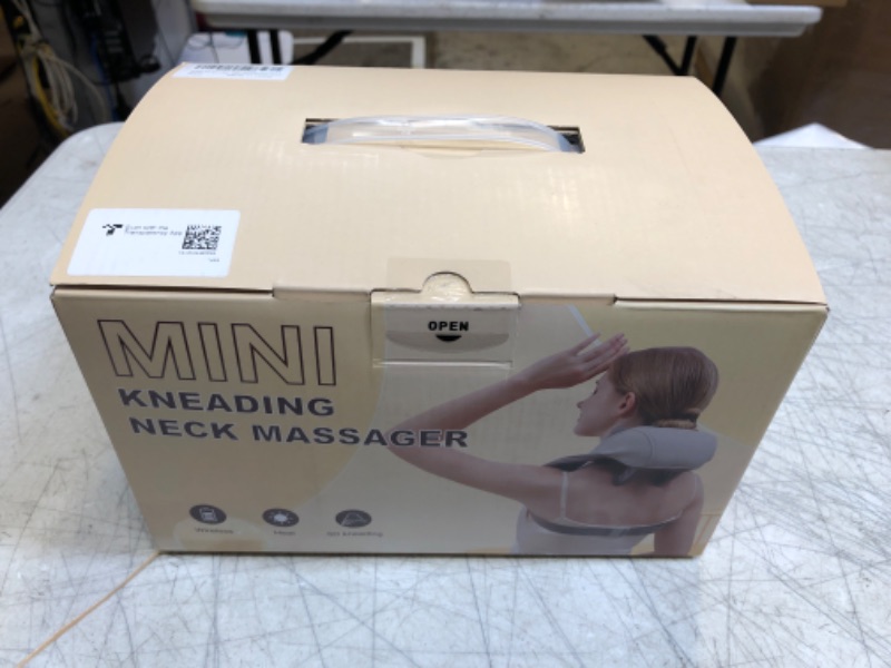 Photo 2 of ++SEALED++ SORELAX Mini Shiatsu Neck Massager, Shoulder Neck Massager with Heat for Pain Relief Deep Tissue, Neck, Back, Shoulder, Leg Electric Kneading Massager, Perfect Gifts for Men Women Dad Mom