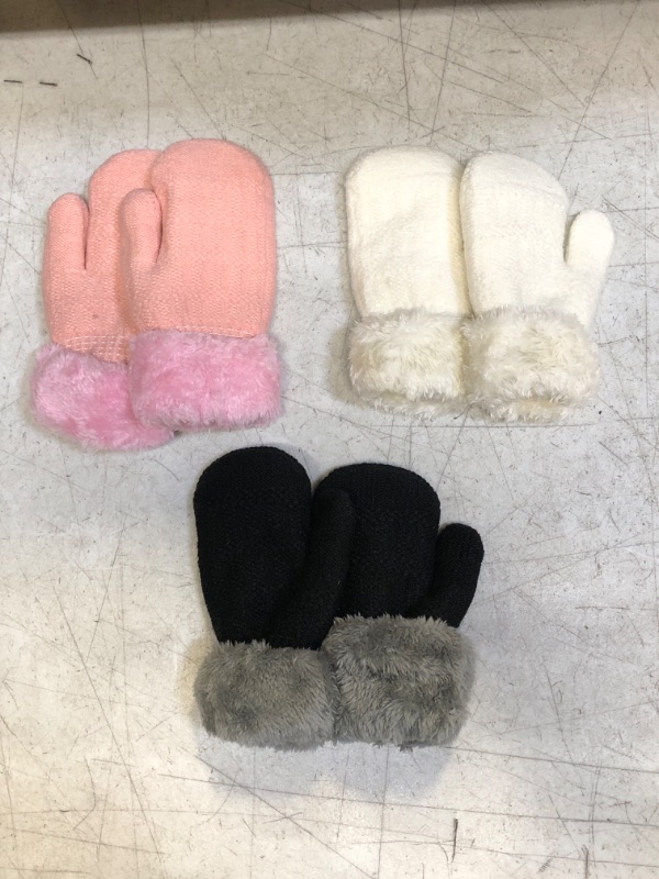 Photo 1 of 3 PACK MITTENS 