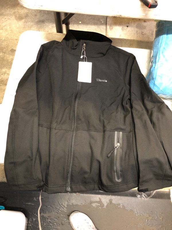 Photo 1 of BLACK ZIP UP JACKET - SIZE S 