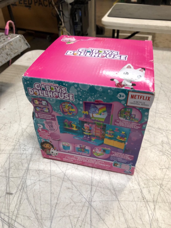 Photo 1 of Gabby's Dollhouse Rainbow Closet Portable Playset with Gabby Doll
