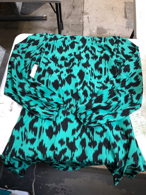 Photo 1 of Black/Green Dress  Possibly Medium 