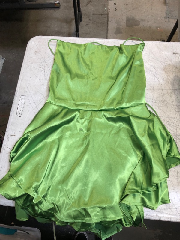 Photo 1 of Green Satin Romper Medium(?)