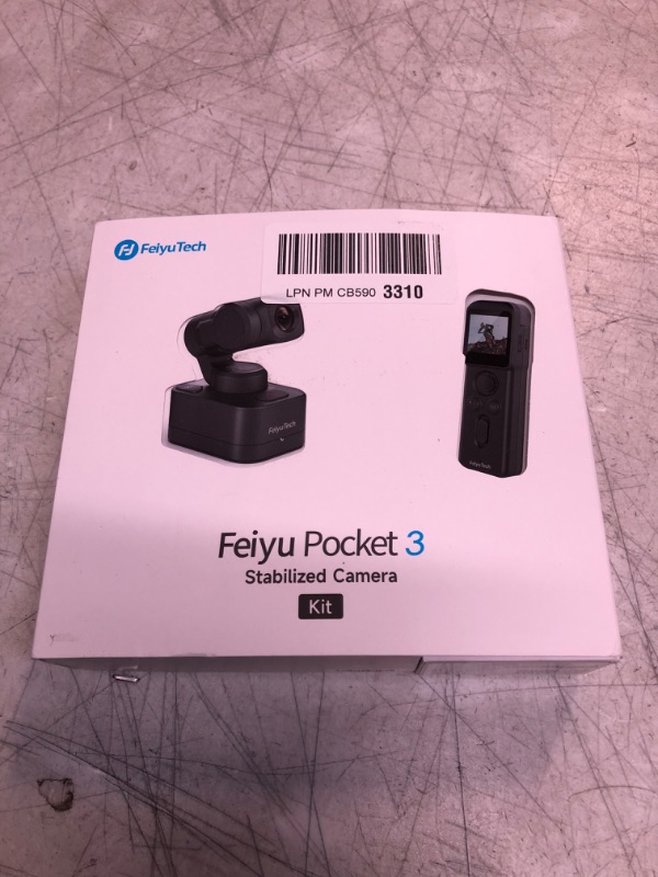 Photo 2 of Feiyu Pocket 3 Cordless Detachable 3-Axis Gimbal Camera with Zoom - 1/2.3" CMOS,130°FOV,4K 60FPS,AI Tracking, Portable Camera Stabilizer for Video Recording,Extreme Sport/Riding/Car/Travel
