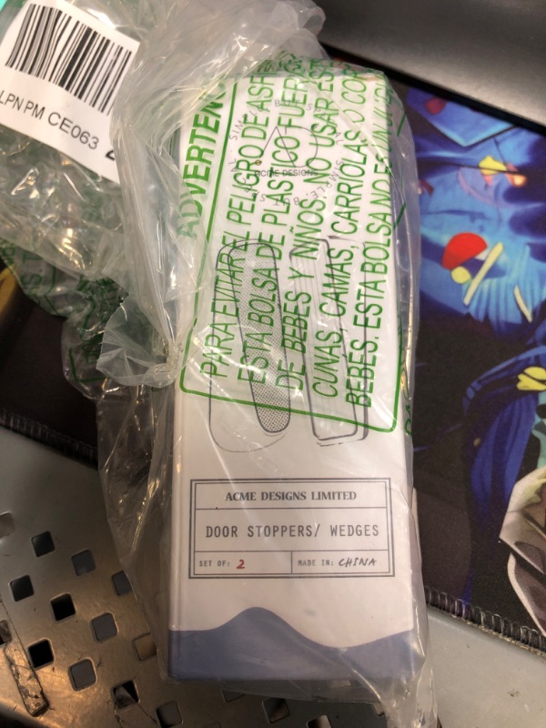 Photo 2 of AD Set of 2 Heavy- Duty Metal Door Wedge Stoppers with Rubber Surfaces for Anti- Scratch & Anti- Slip, Suits for Any Door and Any Floor (Copper)