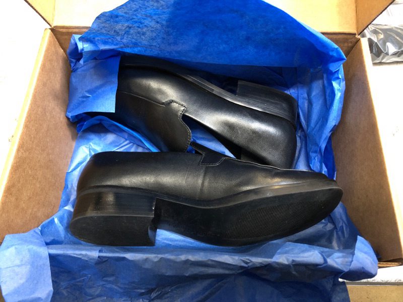 Photo 1 of ++USED AND SLIGHTLY DIRTY++ FRANCO SARTO SLIP ON LOAFERS - BLACK, 10