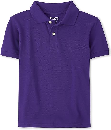 Photo 1 of BOYS COLLARD SHIRT (PURPLE, S)