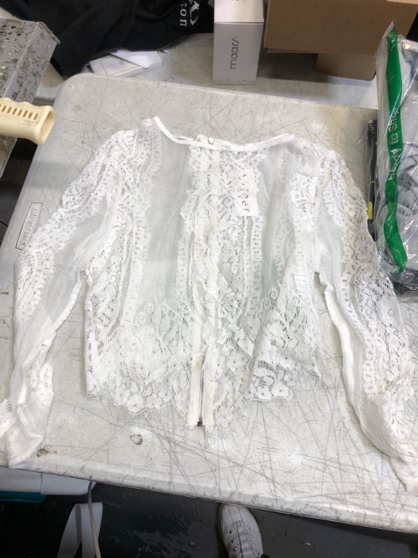 Photo 1 of MEDIUM WHITE LONG SLEEVE SHIRT FOR WOMEN 