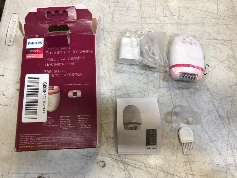 Photo 2 of +++DAMAGED BOX+++ Philips Satinelle Essential Corded Epilator