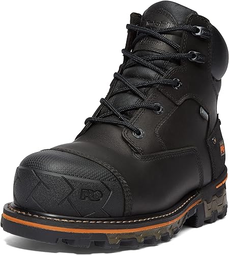 Photo 1 of ++DAMAGED BOX++ Timberland PRO Men's 6 Inch Boondock Comp Toe WP Insulated Industrial Work Boot 11 Black