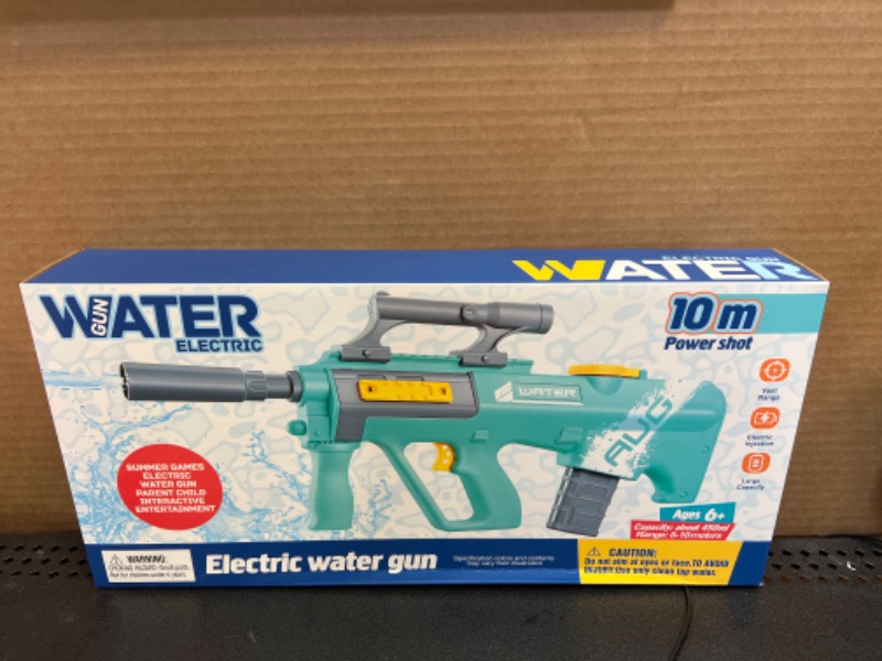 Photo 1 of Electric Water Gun for Adults & Kids - Automatic Squirt Gun Up to 32 Ft Range, 500+CC Large Capacity Super Water Blasters, for Beach Party, Swimming Pool Party, Outdoor Activities, Water Games (Red) 02 Red