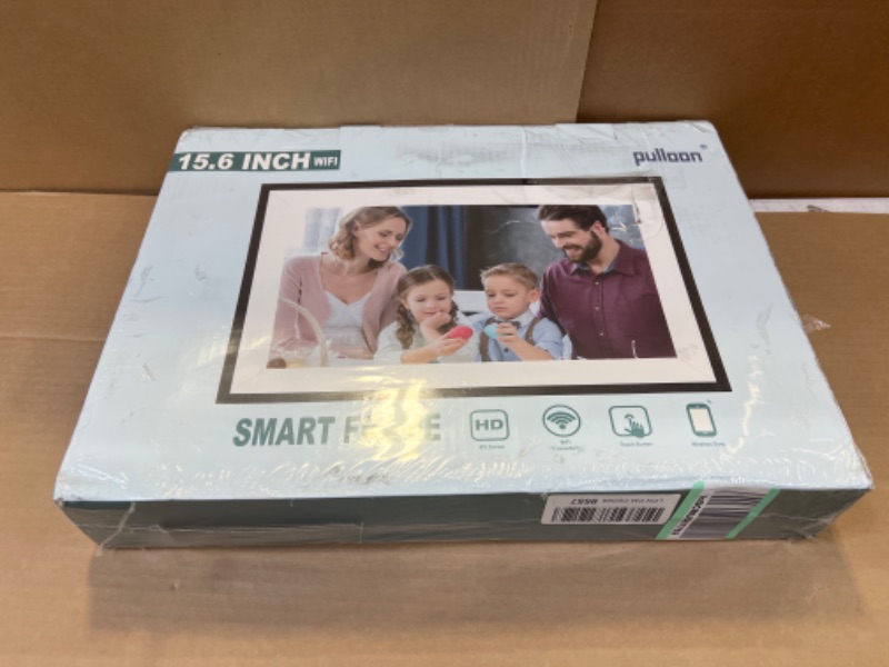 Photo 2 of Pulloon Digital Picture Frame 15.6" Large Digital Photo Frame with 1920*1080 Full HD Touchscreen, Auto-Rotate, Built-in 32GB Storage WiFi Frame Share Photos and Videos Instantly from Anywhere via App 15.6" Wifi