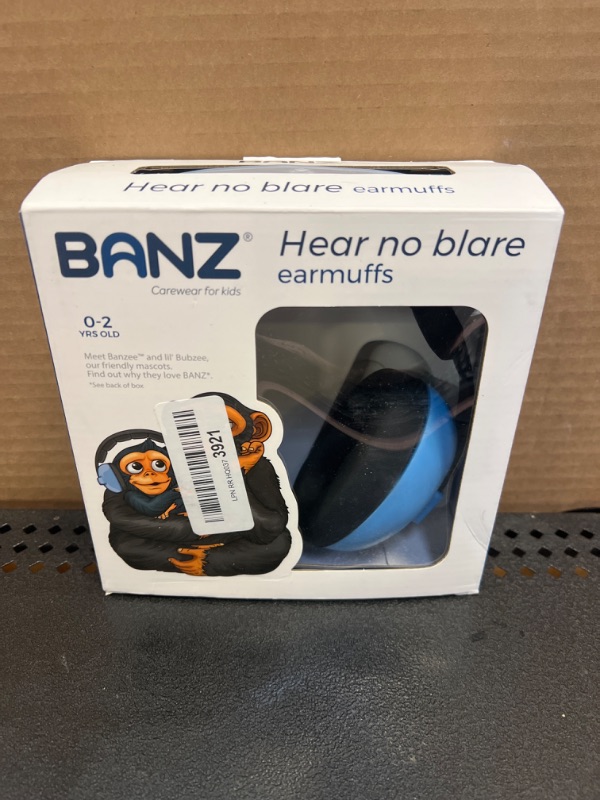 Photo 2 of Baby BANZ Earmuffs Infant Hearing Protection â€“ Ages 0-2+ Years â€“ Industry Leading Noise Reduction Rating â€“ Soft & Comfortable â€“ Baby Ear Protection Blue