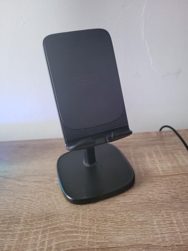 Photo 1 of INIU Wireless Charger Stand, 15W Fast Wireless Charging Stand, Adjustable Angle