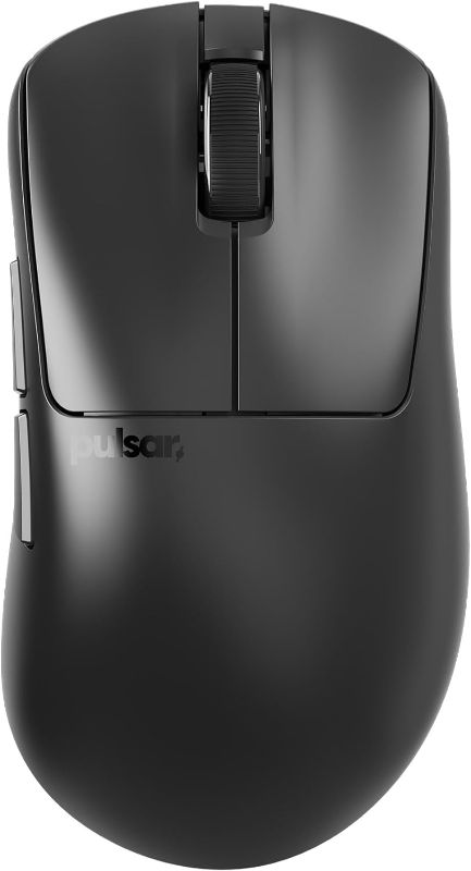 Photo 1 of Pulsar Gaming Gears - Xlite V3 Medium Wireless Gaming Mouse, Ultra Lightweight 1.94 oz (55 g), Ergonomic, Optical Switches, PAW3395 Optical Sensor (Medium, Wireless, Black)
