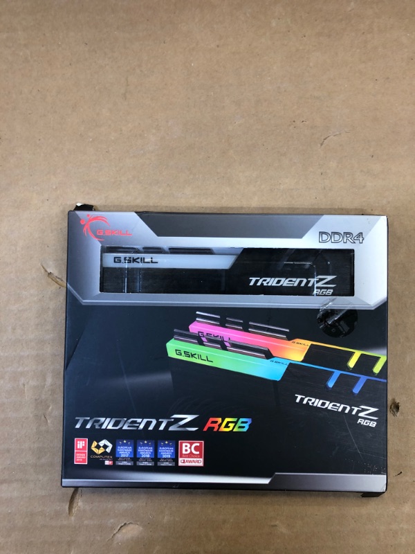 Photo 2 of G.SKILL TridentZ RGB Series 32GB (2 x 16GB) 288-Pin PC RAM DDR4 3600 (PC4 28800) Desktop Memory Model