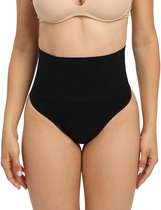 Photo 1 of CHICFAN Shapewear Thong for Women Tummy Control Panties Girdle Seamless Shaping Body Shaper Underwear. XL
