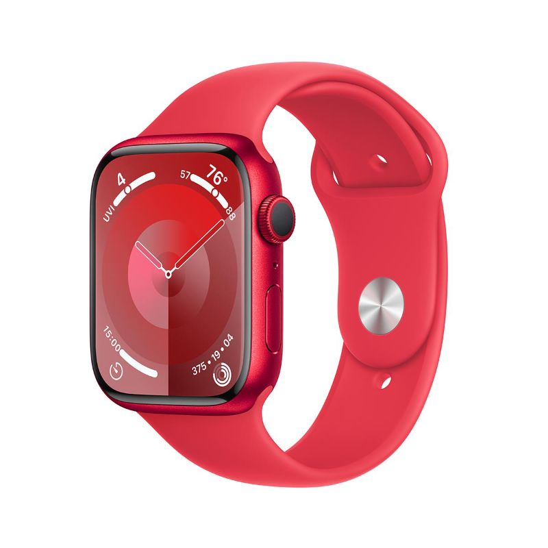 Photo 1 of Apple Watch Series 9 (GPS) 41mm (PRODUCT)RED Aluminum Case with (PRODUCT)RED Sport Band - M/L - (PRODUCT)RED
