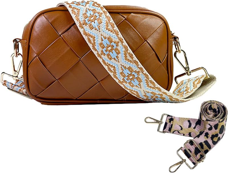 Photo 1 of FAYBA Small Crossbody Bags for Women Trendy, Wide Strap PU Leather Purse Shoulder Bag for Women, Boho Purse With Tassel
