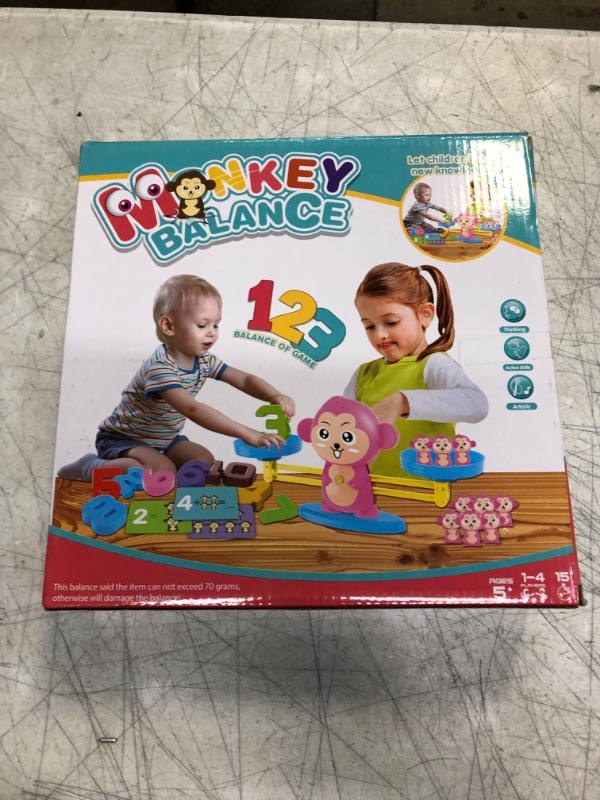 Photo 3 of BUDINOQUE Monkey Balance Counting Toy, Math Game for Boys and Girls, Educational Number Learning Kit, Fun Gift & Toy STEM Learning Ages 5+