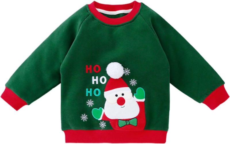 Photo 1 of LOSORN ZPY Baby Toddler Girl Boy Christmas Sweater Cute Cotton Pullover Sweatshirt 12M