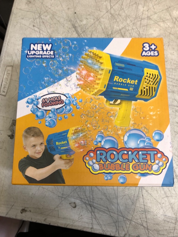 Photo 1 of Bubble Machine Gun,69 Holes Bubbles Machine for Adults Kids,Toddler Outdoor Toys for Kids Bubble Makers,Gifts for 3 5 6 7 Year Old Boys and Girls,Adults Birthday Wedding Party Outdoor Toy Purple