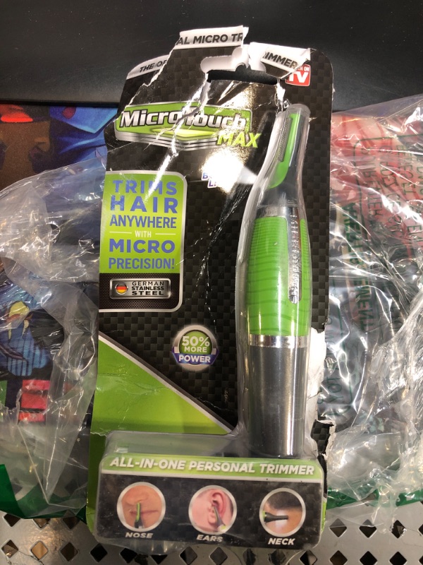 Photo 2 of +++DAMAGED BOX+++ Micro Touch MAX Hair Trimmer, Green