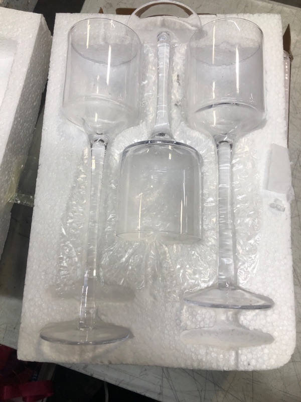 Photo 2 of 10"/12"/14" X 3.5" CANDLESTICK CLEAR SET/3
