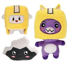 Photo 1 of XUANHEMEN Foxy and Boxy and Rocky Plush Toys?Soft Stuffed Anime Plush Toys for Kids and Fans Thanksgiving Christmas Birthday Gifts. (Purple-3pcs)