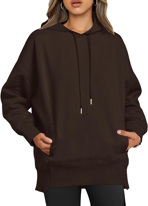 Photo 1 of AKEWEI Womens Oversized Sweatshirts Loose Casual Fleece Hoodie with Pocket SIZE S 
