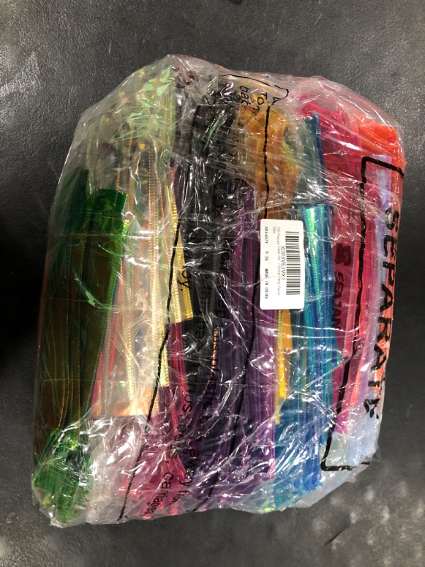 Photo 1 of 100 Clear multi color gift bags