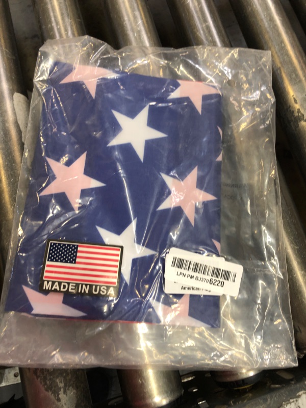 Photo 2 of American Flag 5x8 Outdoor Heavy Duty - American Flags for Outside 5x8 - US Flag 5x8 ft -5x8 American Flag Strongest Longest Lasting USA Flag with Luxury Embroidered Stars, (100% in USA Flag)