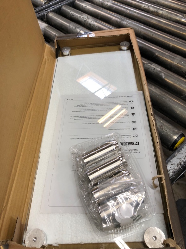 Photo 1 of Clear Computer Monitor Riser with Height Adjustable Multi Media Desktop Stand for Flat Screen LCD LED TV, Laptop/Notebook/Xbox One,HD01T-001