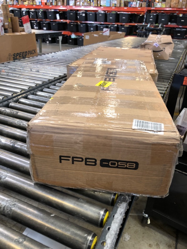 FOTOSOK 6Tier Open Bookcase and Bookshelf, Freestanding Display