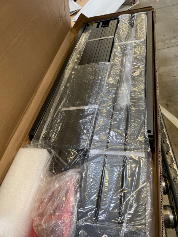 Photo 1 of 14 Inch Queen Bed Frame Heavy Duty Steel Slat Support Metal Platform Bed Frame Queen Size No Box Spring Needed