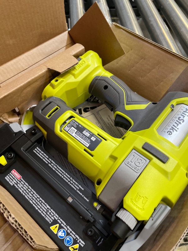 Photo 2 of ONE+ 18V 18-Gauge Cordless AirStrike Brad Nailer (Tool Only)