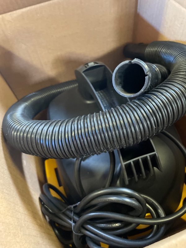 Photo 2 of 2.5 Gallon 1.75 Peak HP Small Shop Vac Wet Dry Vacuum with Filter Bag, Hose, Utility Nozzle and Car Nozzle Attachments