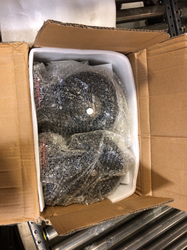 Photo 1 of Iron Forge Tools Heavy Duty Black Swivel Knobby Caster Wheels - 7-7/8" Diameter - Outdoor Caster Wheels with Swiveling Bases - 8 Inch Wheels with Two Brakes - 1320 lbs Total Capacity - Set of 4