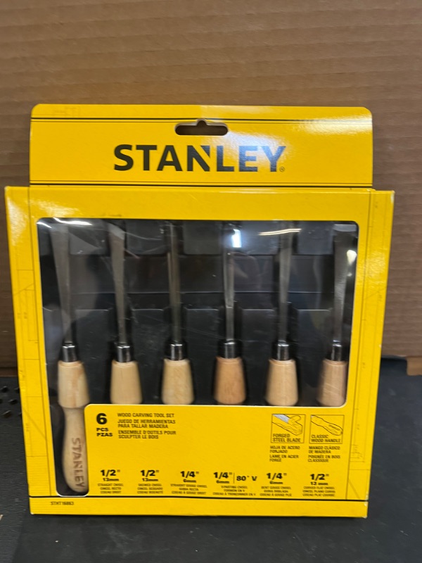 Photo 1 of Stanley 6PC. Wood Carving Set