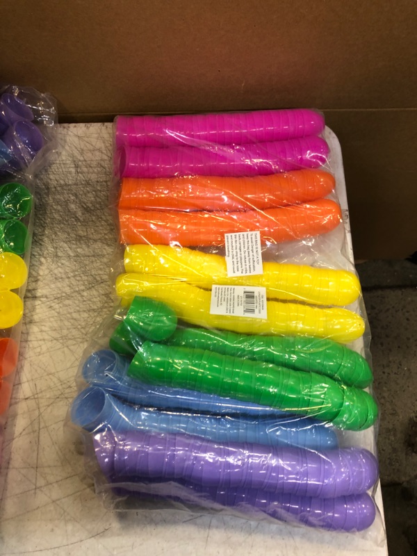 Photo 1 of 144 Pack - Assorted Colored Plastic Easter Eggs Empty in Bulk - Egg Hunt Toys