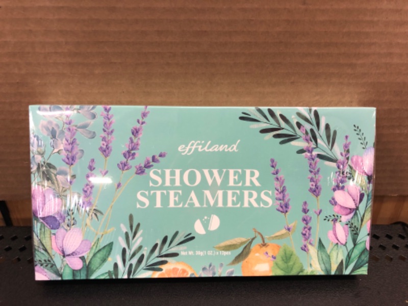 Photo 2 of Effiland Christmas Shower Steamers Set, 12-Pack Shower Bombs with Essential Oils,Stocking Stuffers for Women,White Elephant Gifts,Christmas Day Advent Gift Shower Set #6-fragranceb