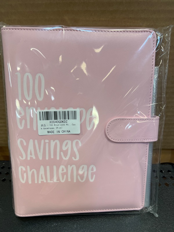 Photo 2 of 100 Envelope Challenge Binder, Leather 52 Week Money Saving Challenge Binder Easy and Fun Way for 100 Envelopes Money Saving Challenge Budget Binder for Budgeting Planner & Saving Money