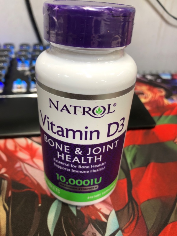 Photo 2 of "Natrol Vitamin D3 10000 Iu Tablets - 60 Ea (Pack of 3)"