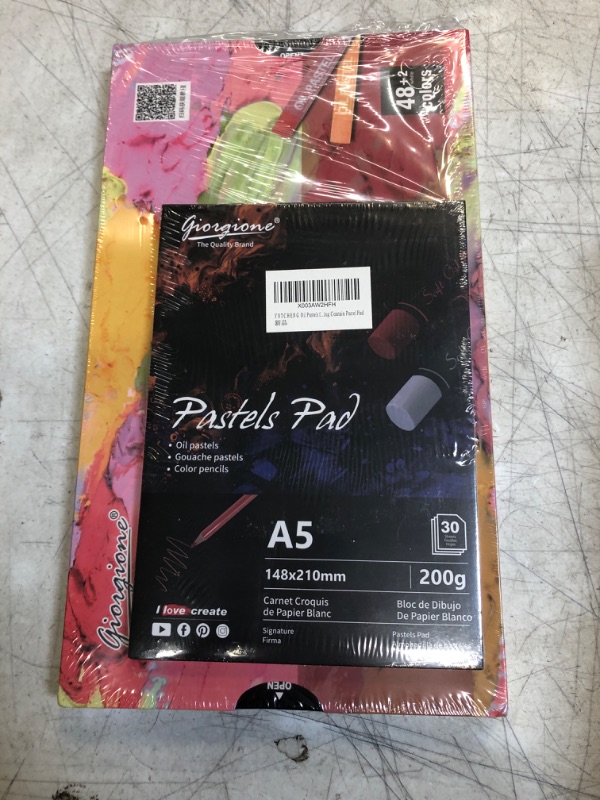 Photo 2 of YNTCHENG Oil Pastels for Kids, Oil Pastels for Artists,Soft Oil Pastels Set Of 48 Colors, Pastels Art Supplies For Professional Drawing.Contain Pastel Pad 50