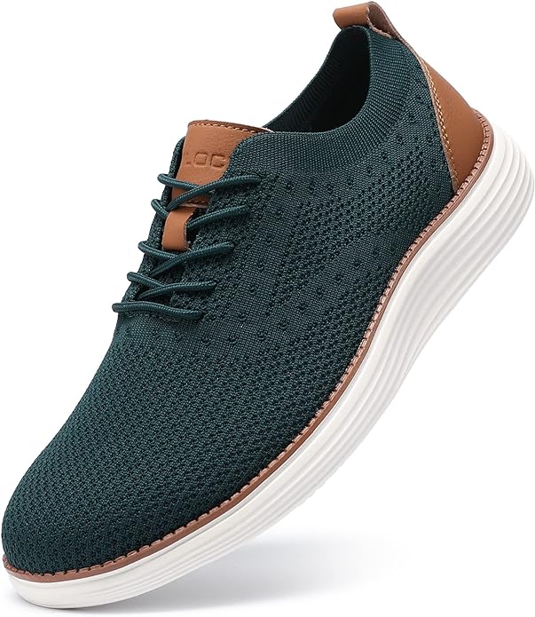 Photo 1 of 45.5 VILOCY Men's Mesh Dress Sneakers Oxfords Business Casual Walking Shoes Tennis Comfortable
