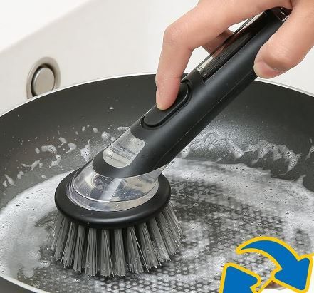 Photo 1 of  Soap Dispensing Dish Brush Storage,