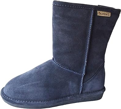 Photo 1 of BEARPAW Emma Short Women's Classic Winter Slip On Boots, Lightweight Suede Boots, Multiple Colors (10)

